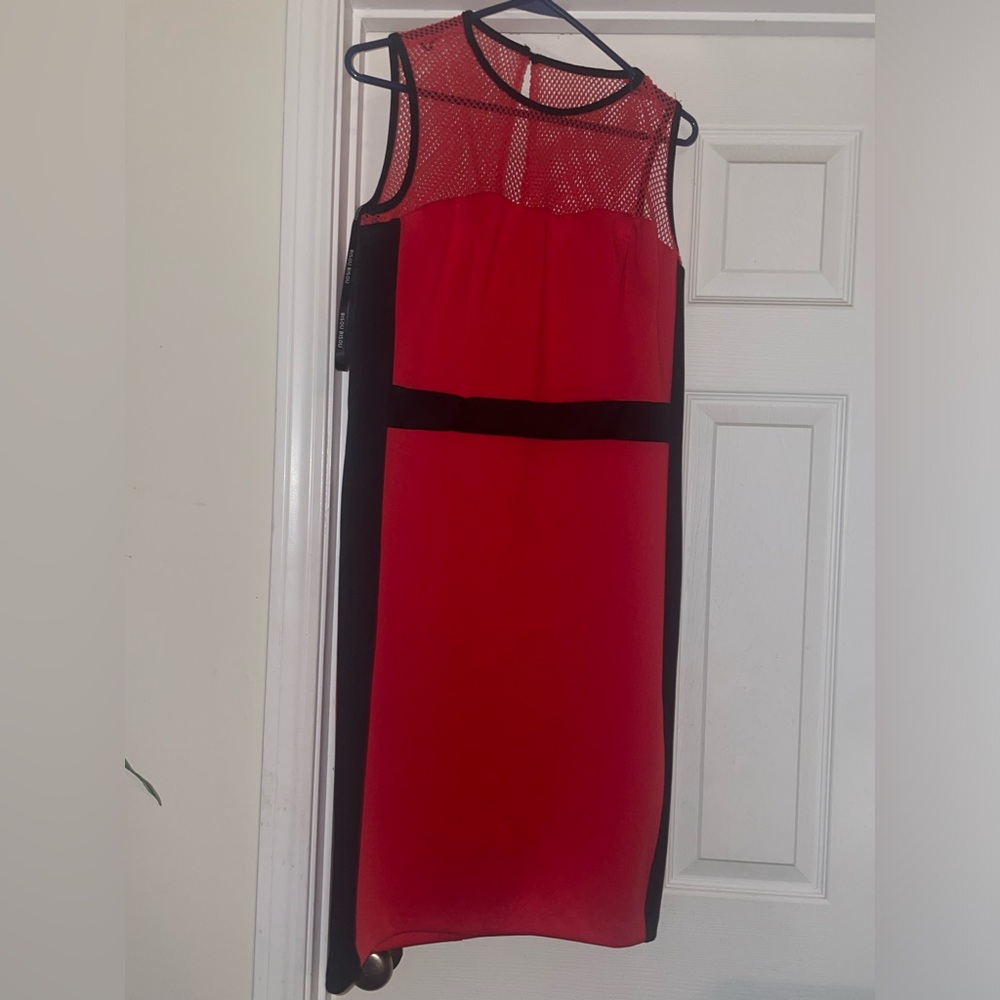 New Red and black dress